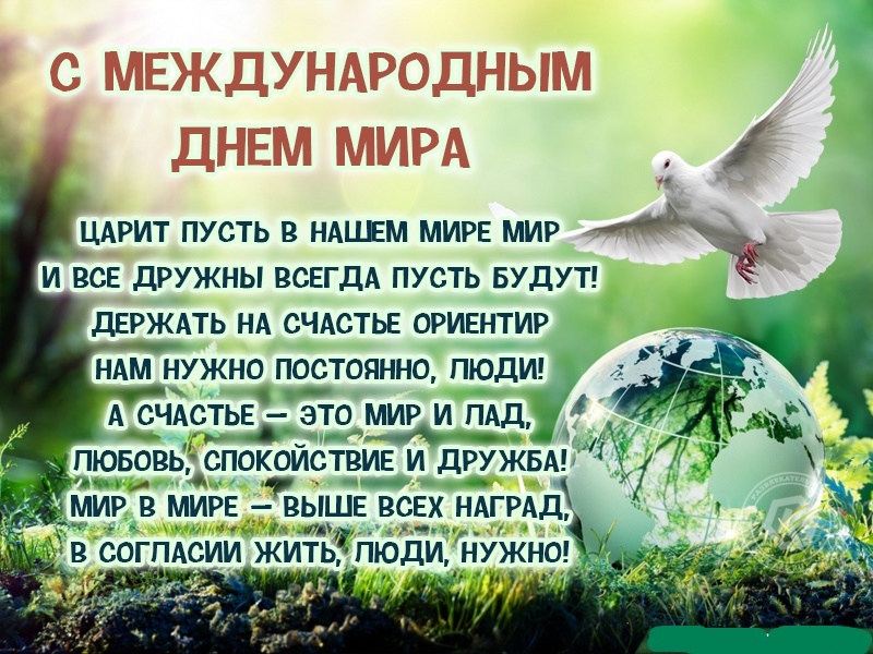Год мира и созидания Год мира и созидания